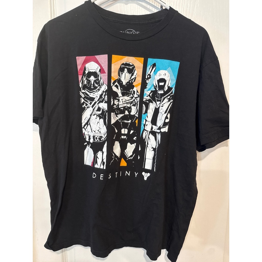 Bungie Destiny Video Game Graphic T-Shirt Mens XL Black Loot Crate 2016 Exclusiv